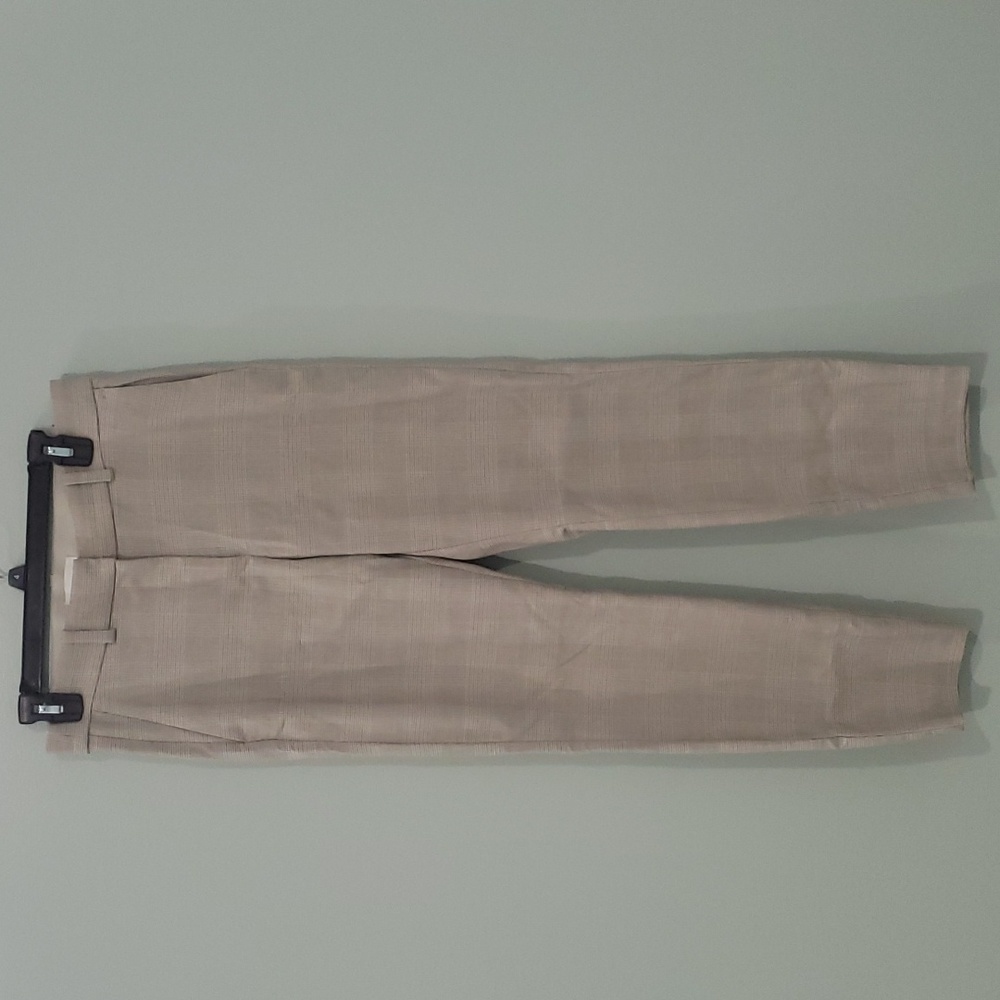 H&M plaid dress trousers